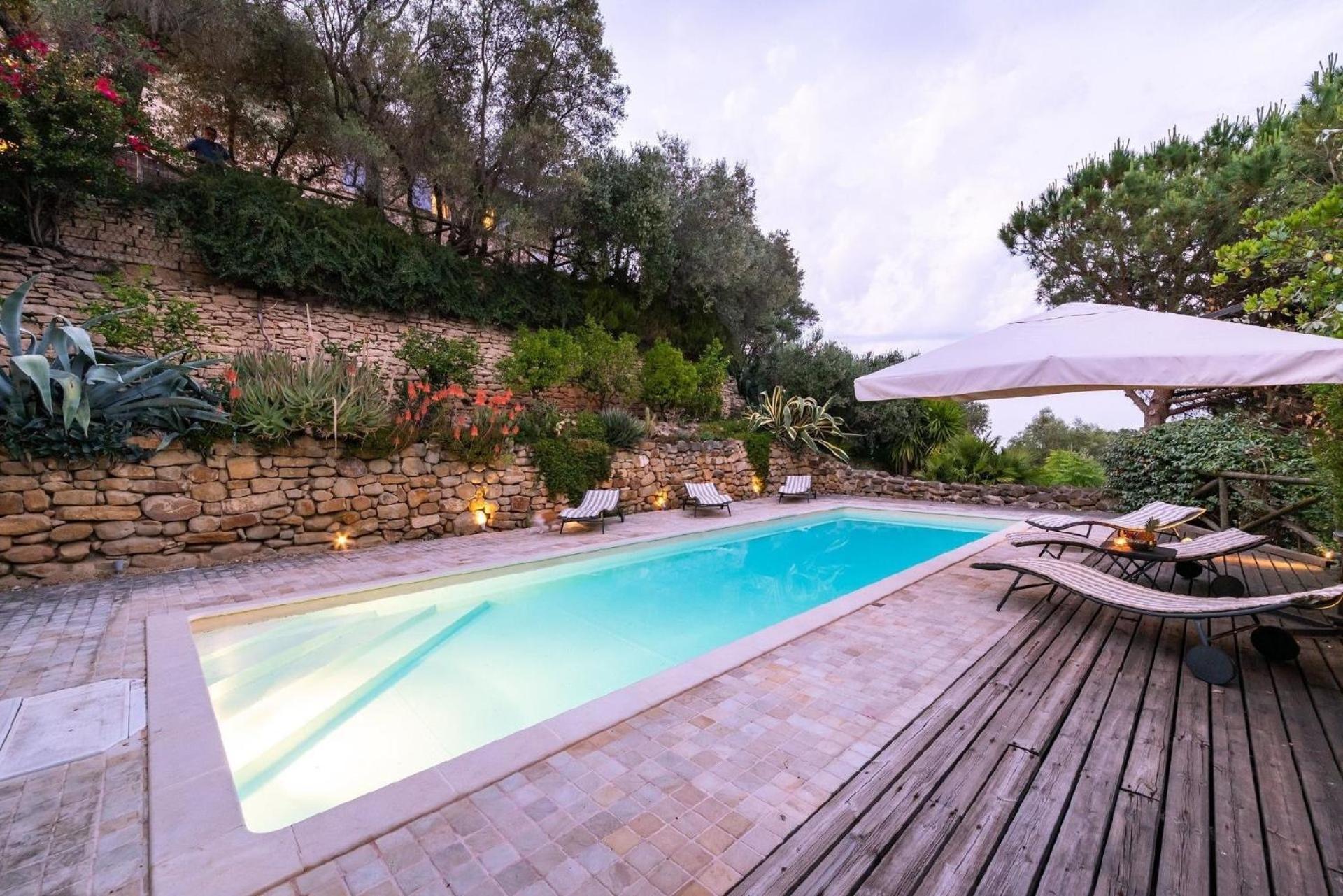 Meernahes Ferienhaus Casa Cantagallo Mit Pool Βίλα Φέρμο Εξωτερικό φωτογραφία